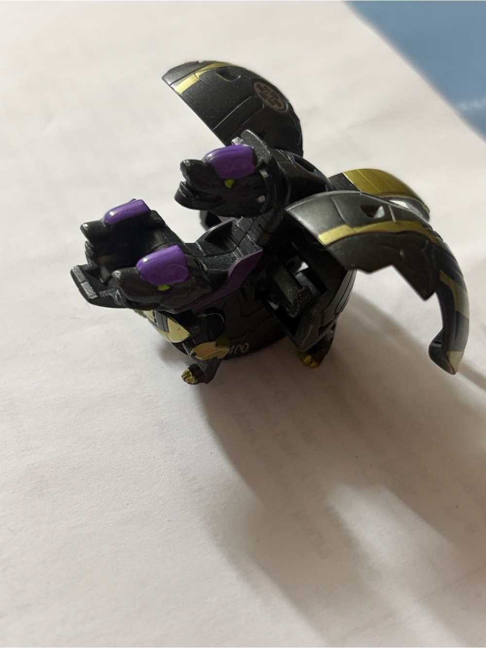 Bakugan Fusion Howlkor x Serpenteze B400 Darkus/Aurelus - Armored Alliance.